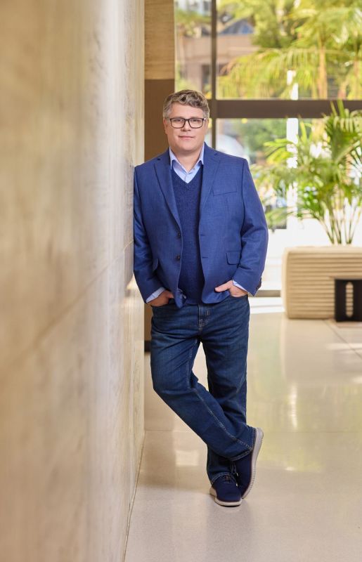 Sean Astin portrait, new president of SAG=AFTRA