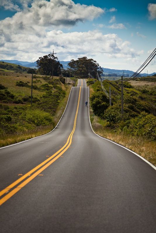 Point Reyes road to the lighthouse