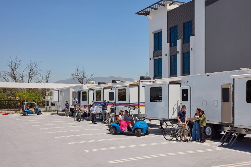 Starwaggon trailers at the Hollywood Studios