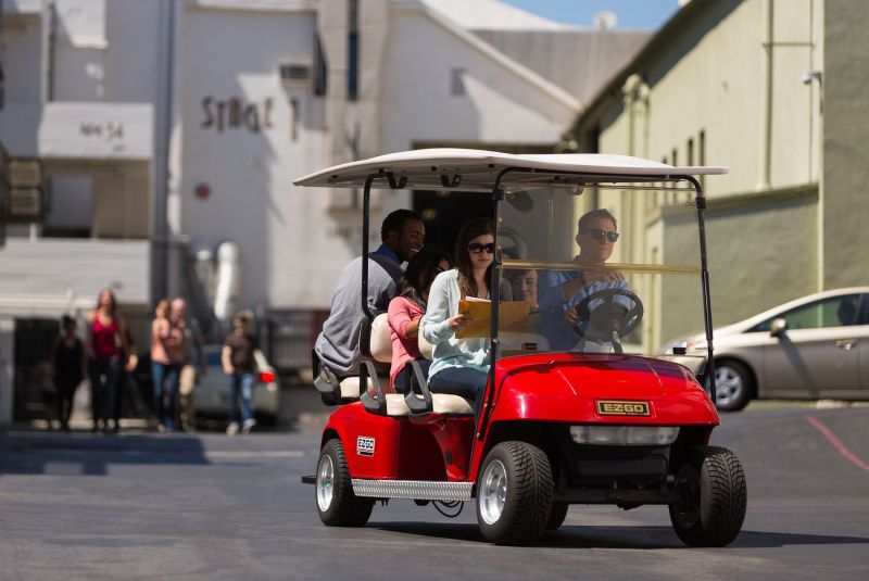 Sunset Gower Studios, golf cart for production team