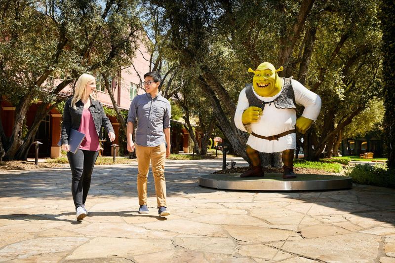 Dreamworks Animation campus lifestyle with Shrek