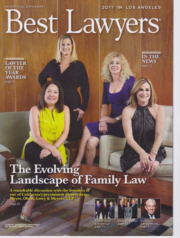 Best Lawyers Magazine,  California.  Cover shot