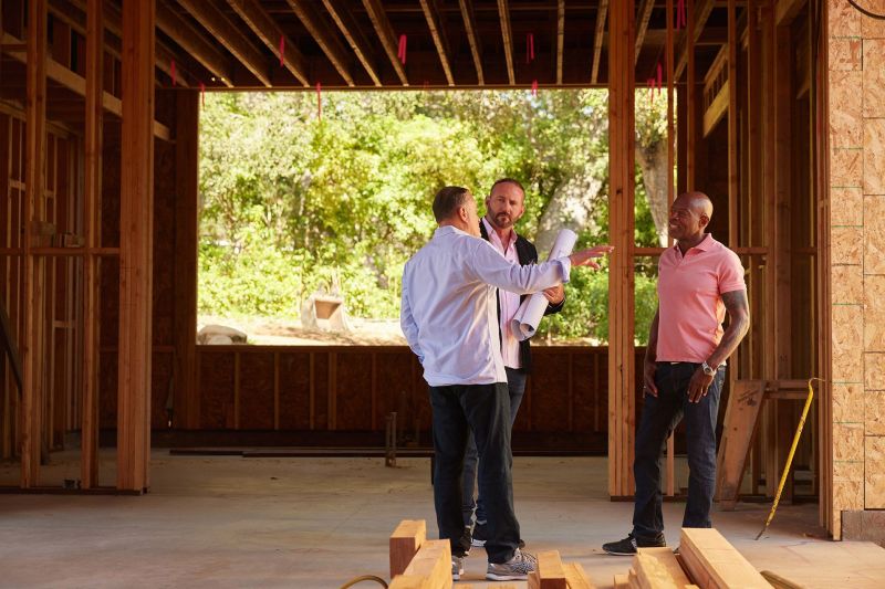 Wade Weissmann Architect with interior designer Mark Weaver and colleague