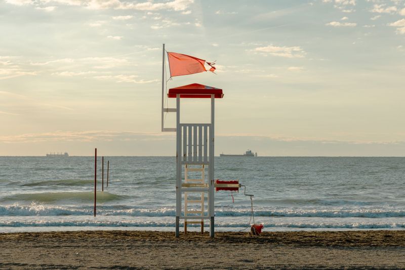 Beach scene Adriatic Coast Marina Julia