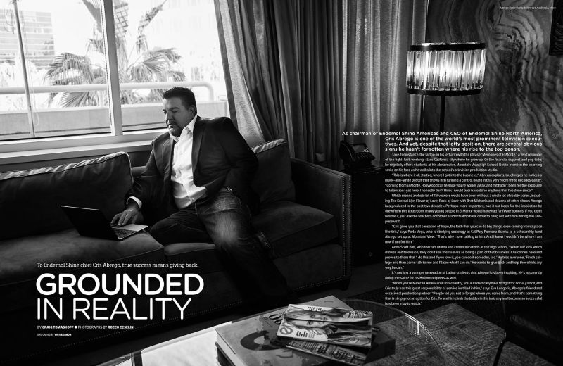 Cris Abrego Endemol Shine for Emmy Magazine